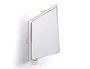 Durable Señal de Pasillo Magnética, PET Transparente, 149x149 mm, para Estanterías y Pasillos, Pack de 10 Unidades