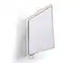 Durable Señal de Pasillo Magnética, PET Transparente, 149x149 mm, para Estanterías y Pasillos, Pack de 10 Unidades