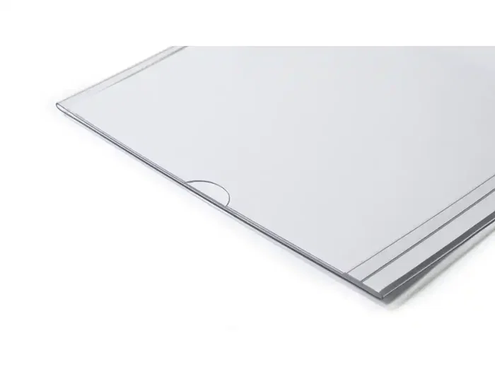 Durable Señal de Pasillo Magnética, PET Transparente, 149x149 mm, para Estanterías y Pasillos, Pack de 10 Unidades Durable Señal de Pasillo Magnética, PET Transparente, 149x149 mm, para Estanterías y Pasillos, Pack de 10 Unidades