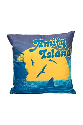 Sd Toys Cojín Cuadrado Amity Island Tiburón