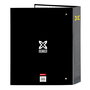 Carpeta de anillas Munich Topo Negro A4 27 x 33 x 6 cm
