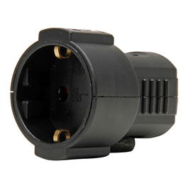 Kopp Base Aérea 16A 250V IP20 Negro para Sección de Cable 3x1.5mm²