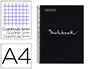 Miquelrius 1 Emotions Cuaderno espiral Din A4, tapa forrada, 80 hojas 90g/m2 cuadro 5 mm