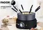 Fagor Set de Fondue FGFD8 Capacidad 1.6L para 8 Personas con Termostato Regulable 800W
