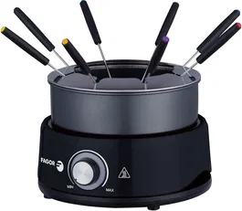Fagor Set de Fondue FGFD8 Capacidad 1.6L para 8 Personas con Termostato Regulable 800W
