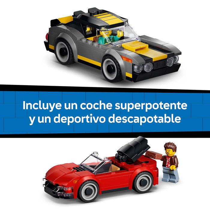 LEGO City Túnel De Autolavado 60497 - Set de construcción con coches, minifiguras y 583 piezas, +6 años