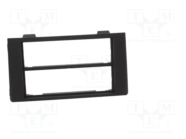 ACV Bastidor de montaje de radio para Iveco 2 DIN, negro