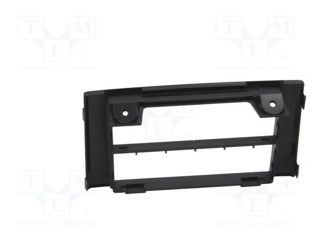 ACV Bastidor de montaje de radio para Iveco 2 DIN, negro
