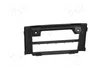 ACV Bastidor de montaje de radio para Iveco 2 DIN, negro