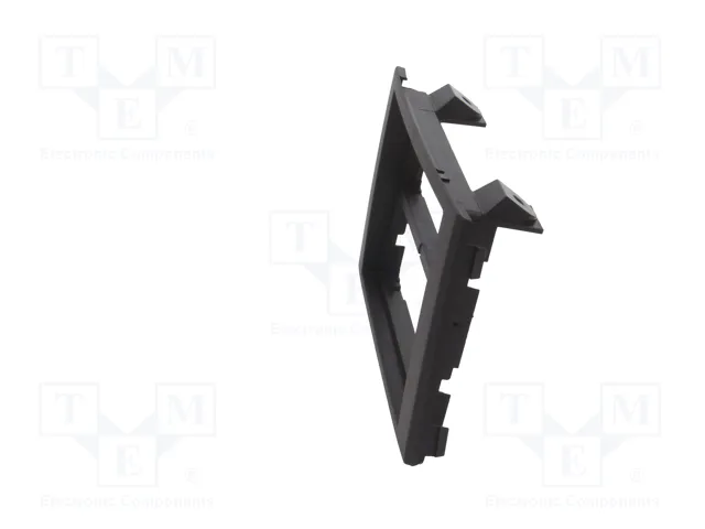 ACV Bastidor de montaje de radio para Iveco 2 DIN, negro