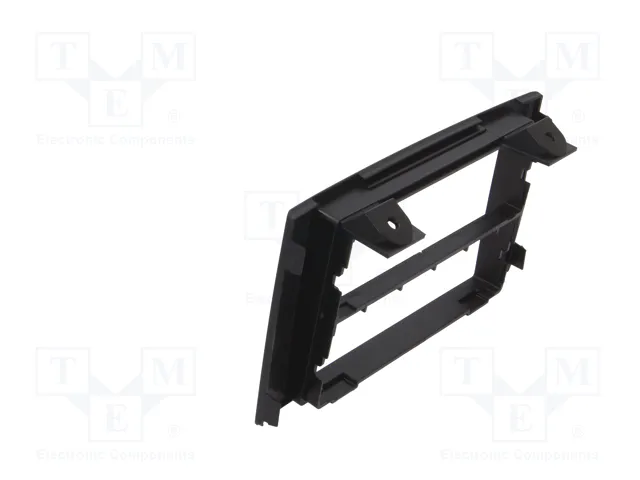 ACV Bastidor de montaje de radio para Iveco 2 DIN, negro