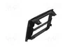 ACV Bastidor de montaje de radio para Iveco 2 DIN, negro
