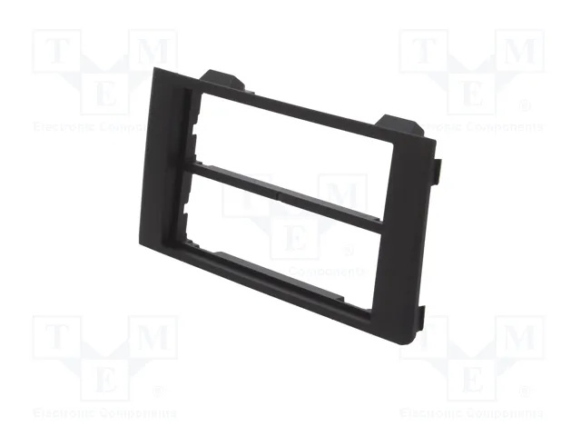 ACV Bastidor de montaje de radio para Iveco 2 DIN, negro