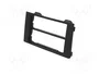 ACV Bastidor de montaje de radio para Iveco 2 DIN, negro