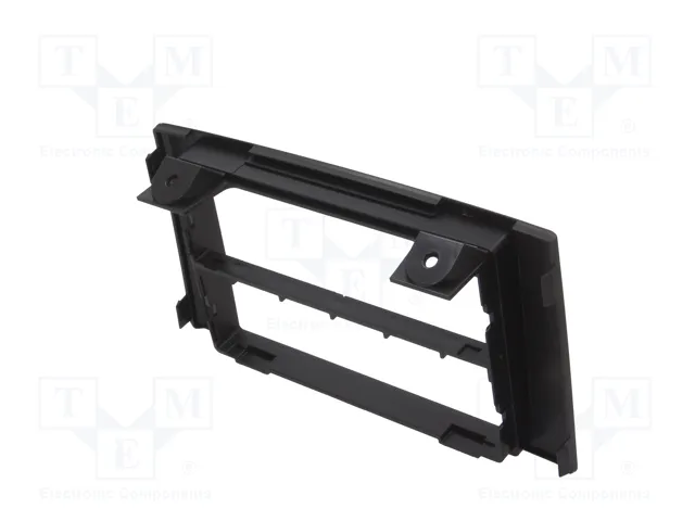 ACV Bastidor de montaje de radio para Iveco 2 DIN, negro