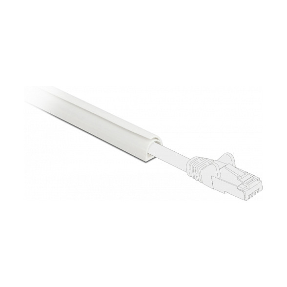 DeLOCK Mini conducto para cables de cierre automático 12 x 12 mm - 1 m blanco DeLOCK Mini conducto para cables de cierre automático 12 x 12 mm - 1 m blanco