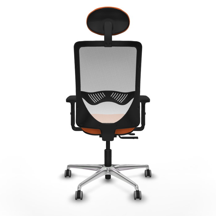 PIQUERAS Y CRESPO Silla de oficina Zulema Naranja y Blanco PIQUERAS Y CRESPO Silla de oficina Zulema Naranja y Blanco