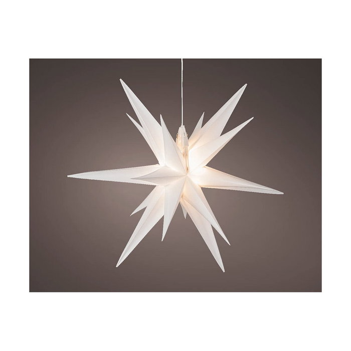 Lumineo Figura LED Estrella Blanca con Luz Cálida para Exterior ø40x40 cm Lumineo Figura LED Estrella Blanca con Luz Cálida para Exterior ø40x40 cm