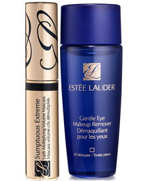 Extreme Lashes Set Estee Lauder: Gentle Eye, Makeup Remover Lotion, 30 ml + Sumptuous Extreme, Waterproof, Volumizing, Mascara, Black, 2.8 ml