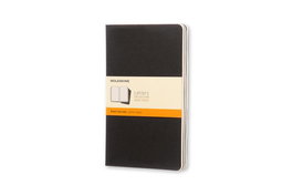 MOLESKINE Paq.3 libretas Cahier L rayas negro