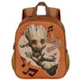 Marvel I am Groot Mochila Preescolar 3D Pequeña Soundtrack Multicolor, 31x26x11cm, Compartimento Principal y Bolsillos Laterales