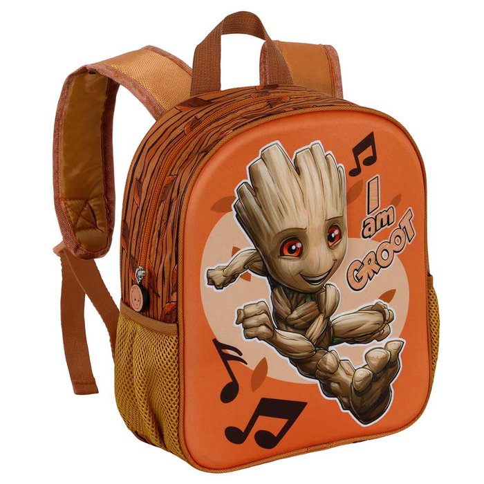 Marvel I am Groot Mochila Preescolar 3D Pequeña Soundtrack Multicolor, 31x26x11cm, Compartimento Principal y Bolsillos Laterales Marvel I am Groot Mochila Preescolar 3D Pequeña Soundtrack Multicolor, 31x26x11cm, Compartimento Principal y Bolsillos Laterales