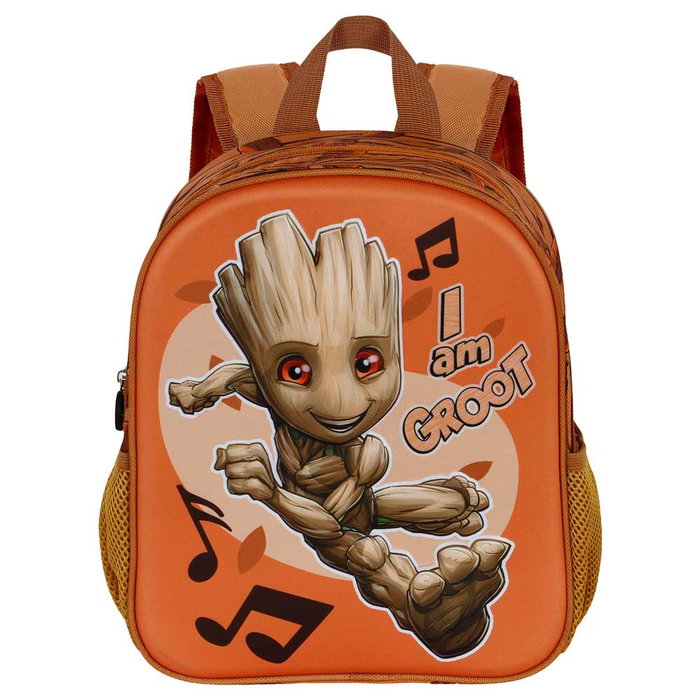 Marvel I am Groot Mochila Preescolar 3D Pequeña Soundtrack Multicolor, 31x26x11cm, Compartimento Principal y Bolsillos Laterales Marvel I am Groot Mochila Preescolar 3D Pequeña Soundtrack Multicolor, 31x26x11cm, Compartimento Principal y Bolsillos Laterales