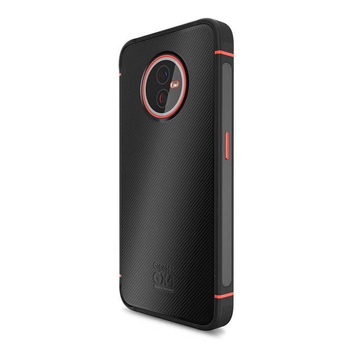 Gigaset GX4 Pro - Smartphone Android 12, pantalla 6.1 pulgadas HD+ de 15.4 cm, 16 MP cámara frontal, batería intercambiable, certificación IP68 y MIL-STD-810H, color negro