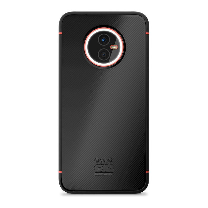 Gigaset GX4 Pro - Smartphone Android 12, pantalla 6.1 pulgadas HD+ de 15.4 cm, 16 MP cámara frontal, batería intercambiable, certificación IP68 y MIL-STD-810H, color negro