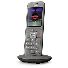 Gigaset CL660 HX Teléfono DECT Inalámbrico Gris con Altavoz y Pantalla TFT de 2.4"
