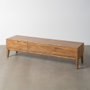 Mueble Tv Natural Madera de Mango 160 X 40 X 40 cm