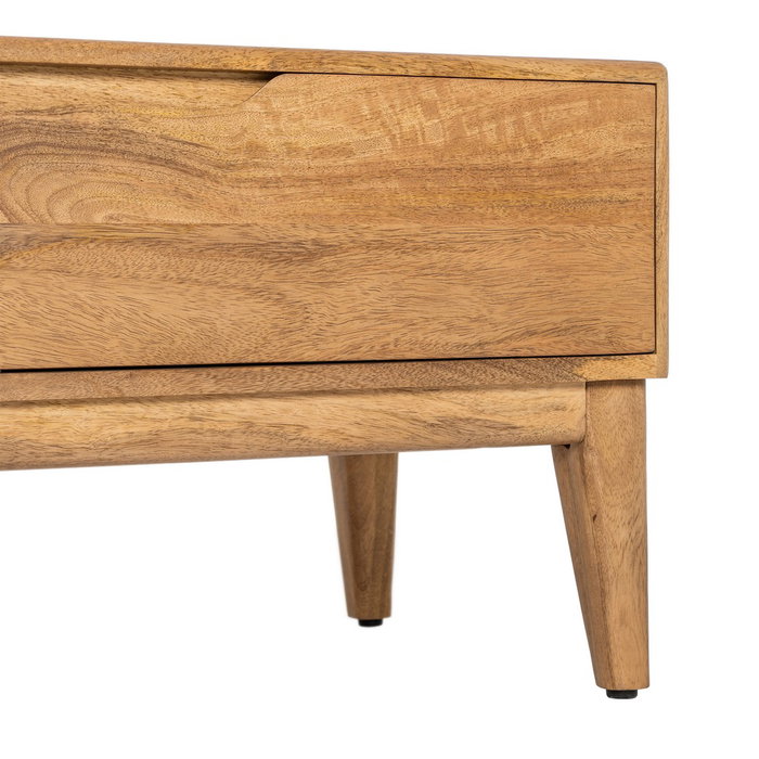 Mueble Tv Natural Madera de Mango 160 X 40 X 40 cm