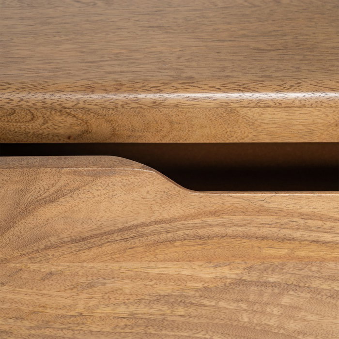 Mueble Tv Natural Madera de Mango 160 X 40 X 40 cm