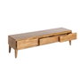 Mueble Tv Natural Madera de Mango 160 X 40 X 40 cm