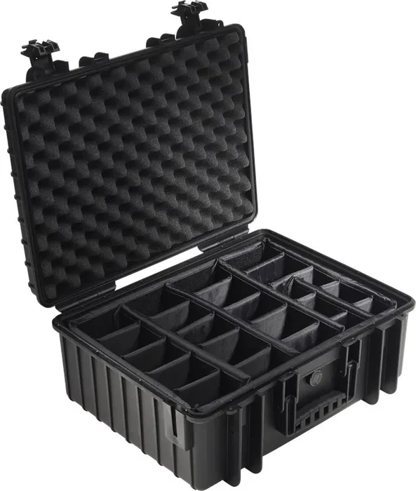 B&W Type 6000 Negro con Divisor Acolchado B&W Type 6000 Negro con Divisor Acolchado
