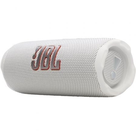 JBL Flip 7 Altavoz Bluetooth 35W con AI Sound Boost y Auracast, Resistente al Agua IP68, Blanco