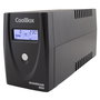 Coolbox Guardian 3 SAI 800VA 480W con LCD, AVR, Sinusoidal, Batería 12V/9Ah, 6-8h Recarga, 2 Salidas Schuko, USB, RJ-45, Protección Equipos Informáticos y Red