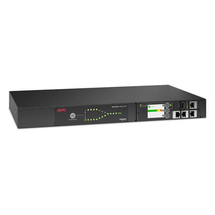 APC NetShelter Rack Automatisches Netzumschaltgerät AP4423A - PDU Montaje Rack 1U, 9 Salidas AC (C13/C19), Negro