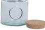 DKD Home Decor Tarro de Vidrio Reciclado con Corcho 800ml (Pack de 6)