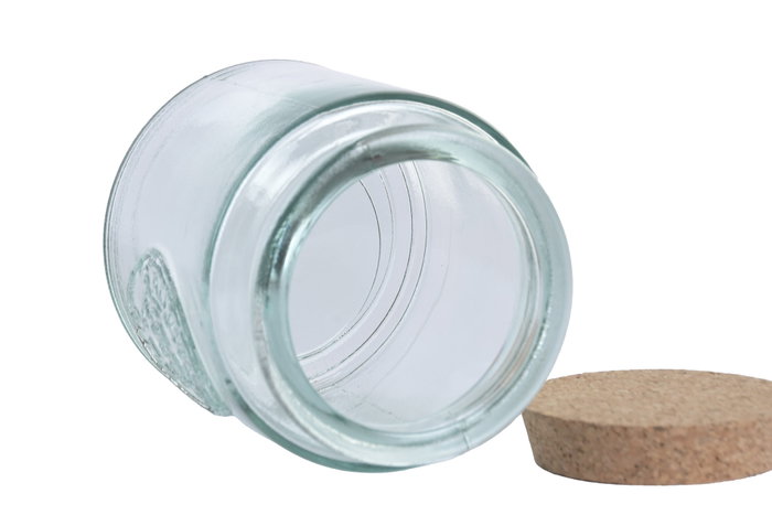 DKD Home Decor Tarro de Vidrio Reciclado con Corcho 800ml (Pack de 6) DKD Home Decor Tarro de Vidrio Reciclado con Corcho 800ml (Pack de 6)