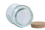 DKD Home Decor Tarro de Vidrio Reciclado con Corcho 800ml (Pack de 6)