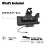 RAM Mounts RAM-HOL-SAM52CPU Base de Carga USB-C para Samsung Galaxy Tab Active4 Pro y Tab Active Pro, Negro/Verde