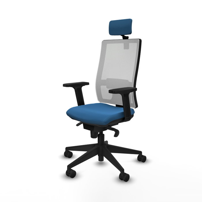 PIQUERAS Y CRESPO Silla de oficina Horna Azul claro y Blanco PIQUERAS Y CRESPO Silla de oficina Horna Azul claro y Blanco