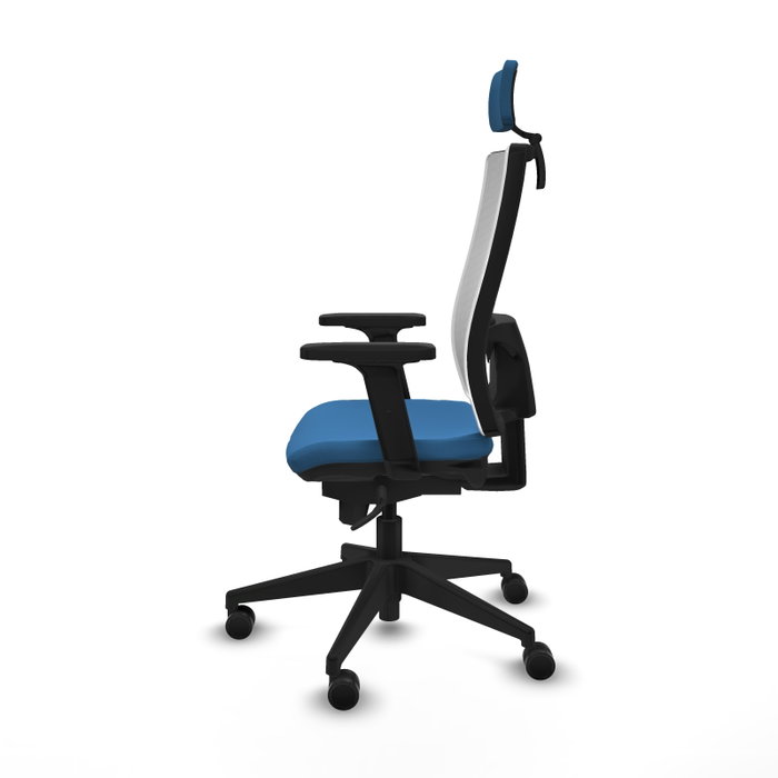 PIQUERAS Y CRESPO Silla de oficina Horna Azul claro y Blanco PIQUERAS Y CRESPO Silla de oficina Horna Azul claro y Blanco