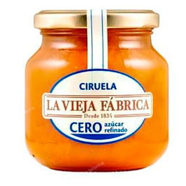 LA VIEJA FABRICA Mermelada de Ciruela Cero Azúcar Refinado 280 Gr