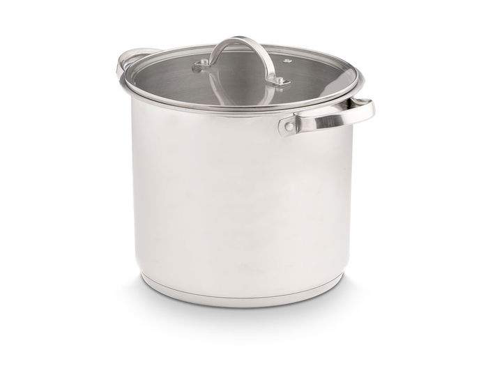 Kinvara Olla Induccion con Tapa de Cristal 24 cm (Set de 4)