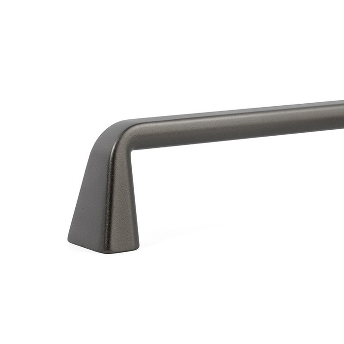 GIUSTI Tirador para muebles, modelo Gino, en Zamak, acabado Oro Satinado/Bronce, con distancia entre agujeros de 160 mm