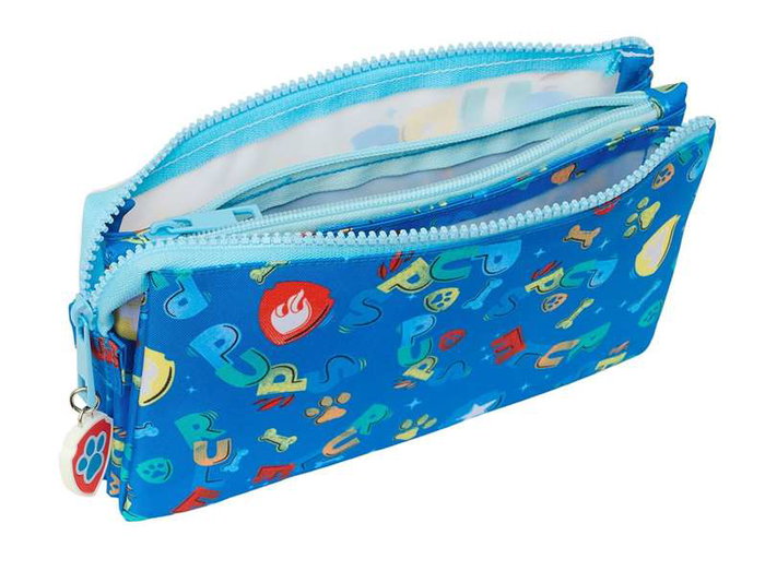 Portatodo Triple The Paw Patrol Pups rule Azul 22 x 12 x 3 cm