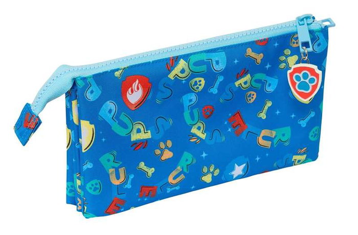 Portatodo Triple The Paw Patrol Pups rule Azul 22 x 12 x 3 cm