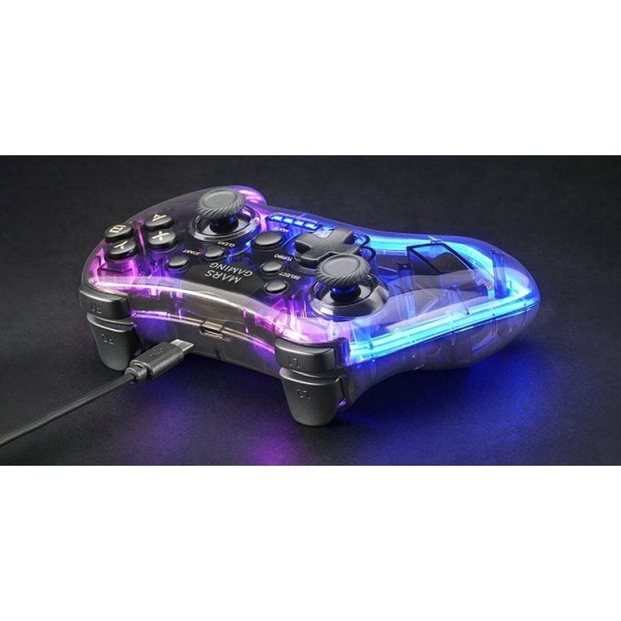 Mars Gaming MGP-24 Gamepad Inalámbrico Negro Translúcido RGB Mars Gaming MGP-24 Gamepad Inalámbrico Negro Translúcido RGB